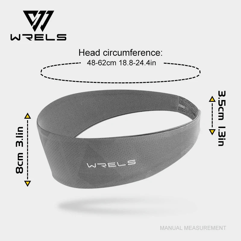 WRELS Sports Headbands Non-Slip Moisture Wicking Breathable Workout Sweatband Fitness Running Cycling Football Yoga Hairband