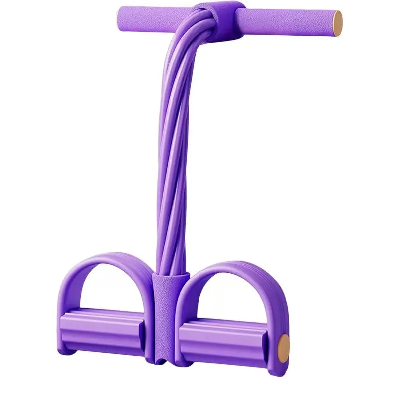 Multi-Tube Foot Resistance Stretch Band, Household Daily Traction Equipment, Lightweight Indoor Activity Tool