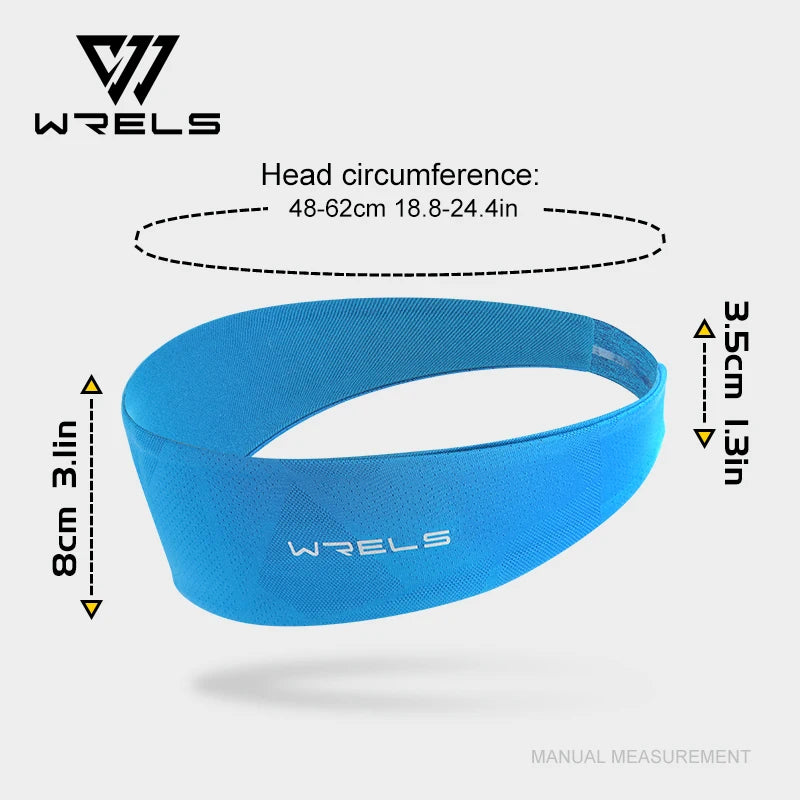 WRELS Sports Headbands Non-Slip Moisture Wicking Breathable Workout Sweatband Fitness Running Cycling Football Yoga Hairband