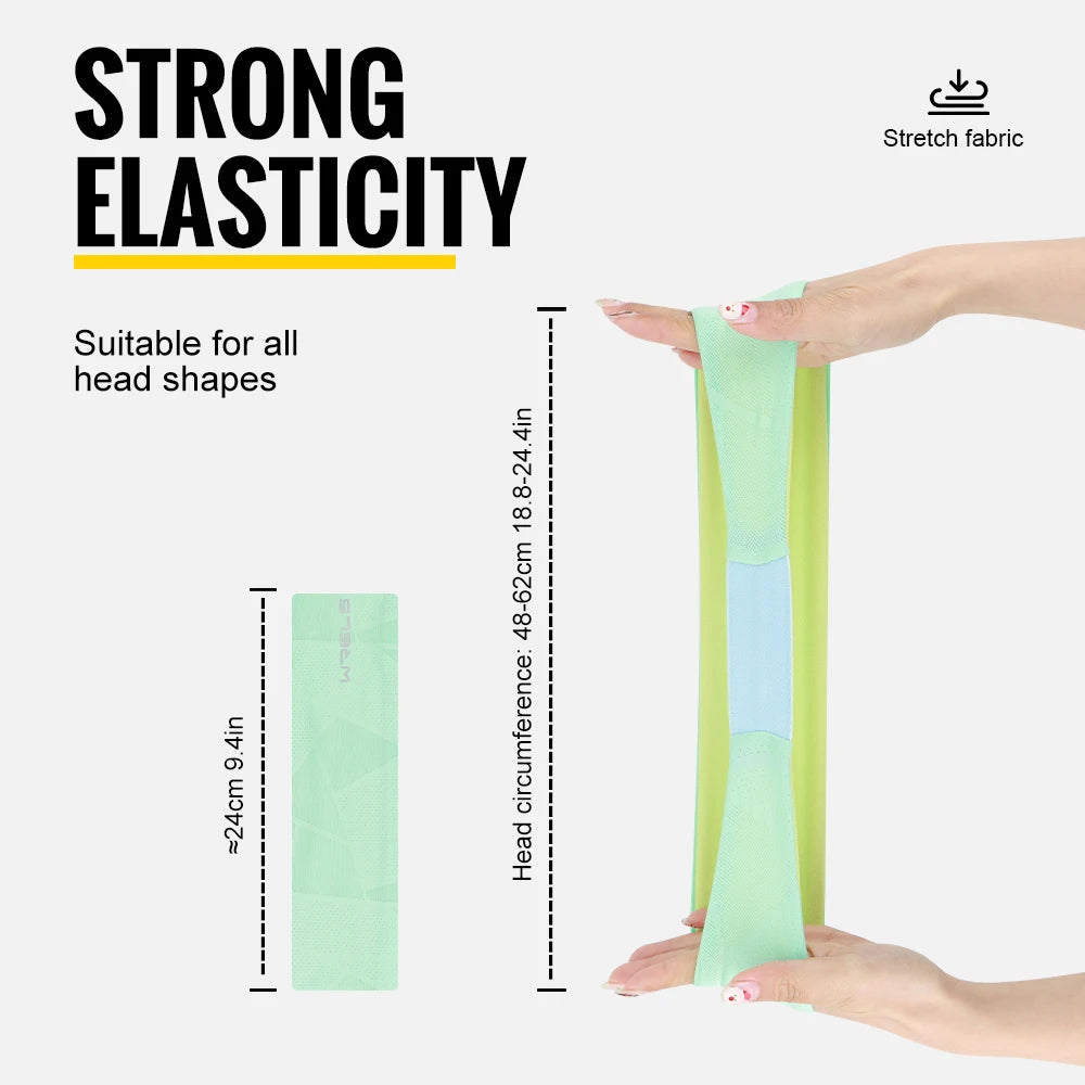 WRELS Sports Headbands Non-Slip Moisture Wicking Breathable Workout Sweatband Fitness Running Cycling Football Yoga Hairband