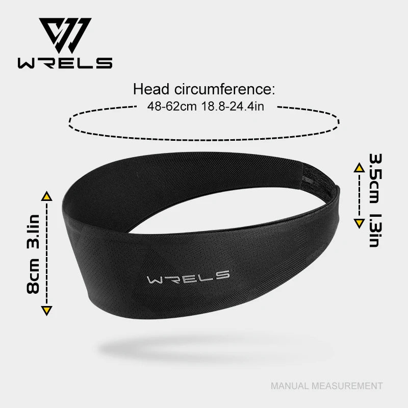 WRELS Sports Headbands Non-Slip Moisture Wicking Breathable Workout Sweatband Fitness Running Cycling Football Yoga Hairband