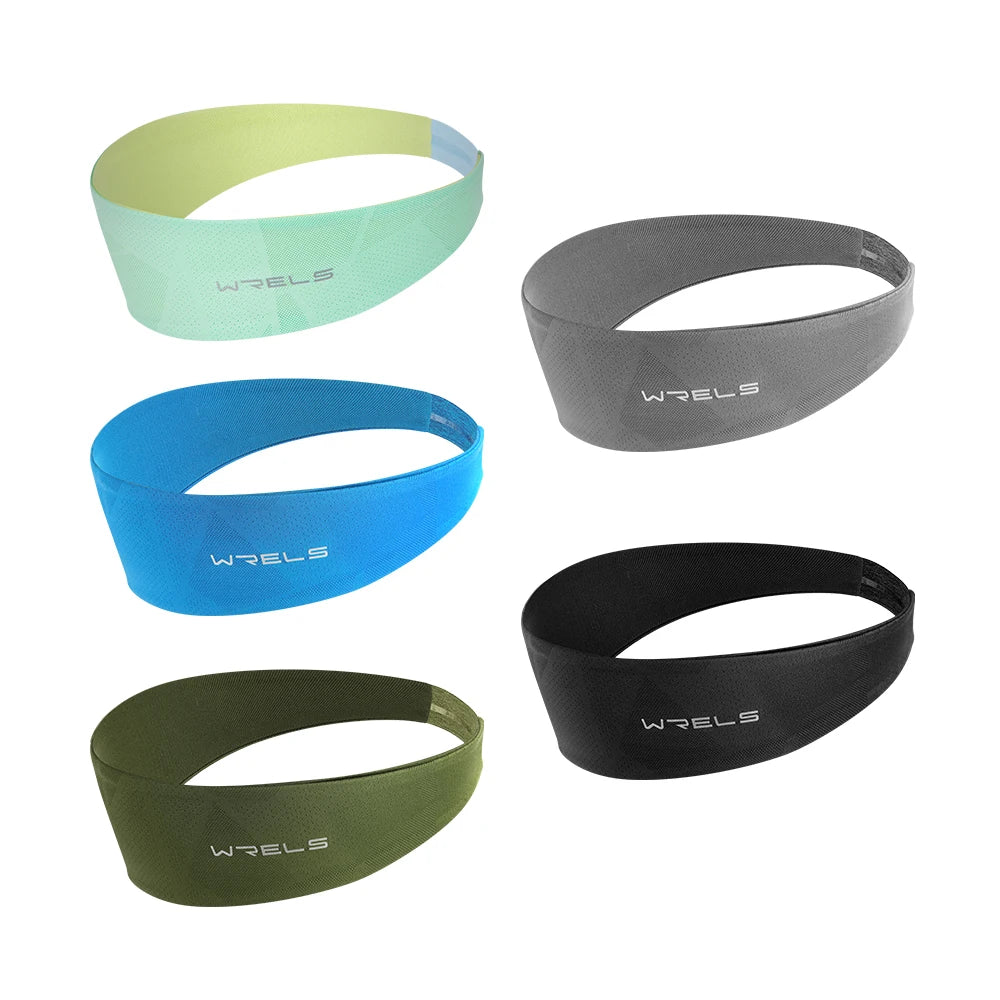 WRELS Sports Headbands Non-Slip Moisture Wicking Breathable Workout Sweatband Fitness Running Cycling Football Yoga Hairband