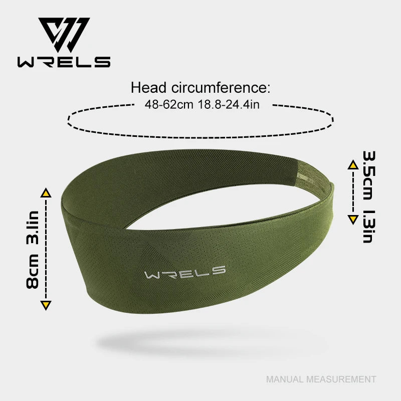 WRELS Sports Headbands Non-Slip Moisture Wicking Breathable Workout Sweatband Fitness Running Cycling Football Yoga Hairband
